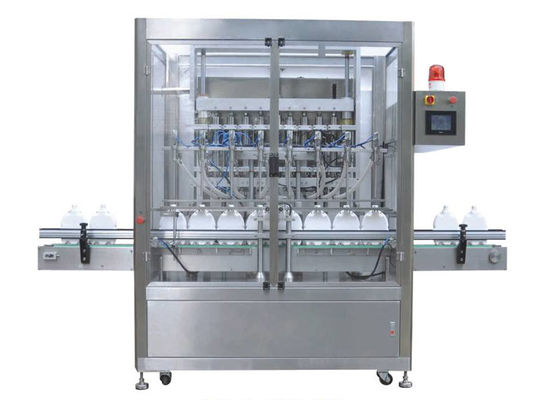 Machine de remplissage liquide de piston servo, ligne remplissante liquide automatique de 1000ml 35bottles/min